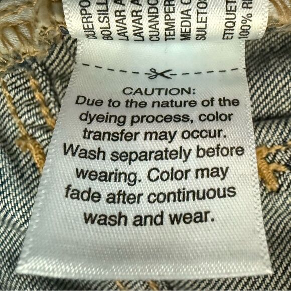 Universal Thread Blue High-Rise Shortie Button-Front Jean Shorts Size 4/27 - Picture 8 of 9